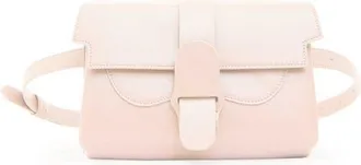 Senreve Aria Belt Bag Pebbled Leather 5-Way Convertible Handbag in Blush at Nordstrom