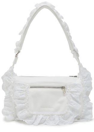 Simone Rocha Simone Rocha Pillowcase Ruffled Nylon Shoulder bag - White - One Size