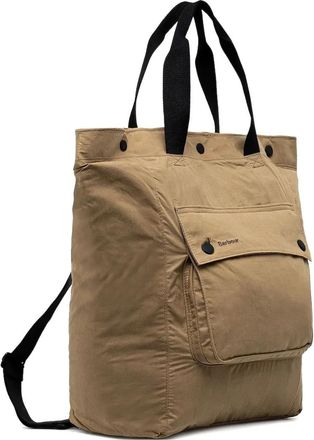 Barbour Borsa tote Transport 3-Way con applicazione logo - Marrone