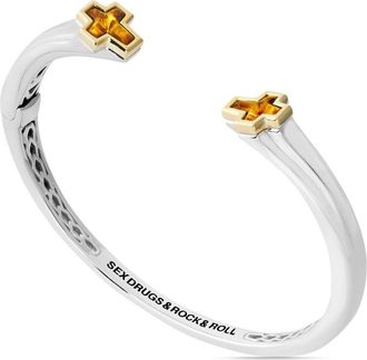 Stephen Webster 18K Yellow Gold Sex & Drugs & Rock & Roll Citrine Bracelet - Mens - Sterling Silver/18kt Yellow Gold/Citrine