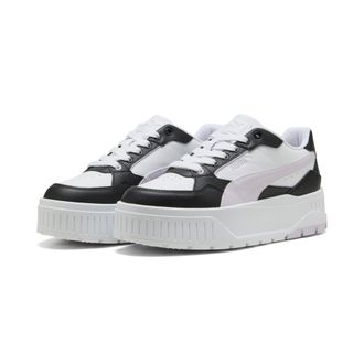 Puma Sneaker PUMA KARMEN II IDOL, Damen, Gr. 38,5, weiss (puma wei&szlig;, lila frost, puma schwarz), Schuhe Sneaker