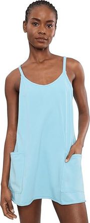 Free People Movement Hot Shot Mini Womens Jumpsuit & Rompers One Piece Bright Blue : MD (Womens 8-10), Cotton/Spandex