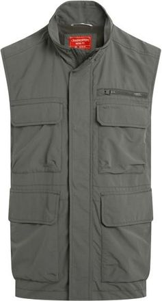 Craghoppers Nosilife Adventure Gilet V Kunstfasergilet f&uuml;r Herren | grau