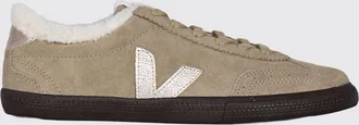 Veja Sneakers Volley in pelle scamosciata con interni in shearling