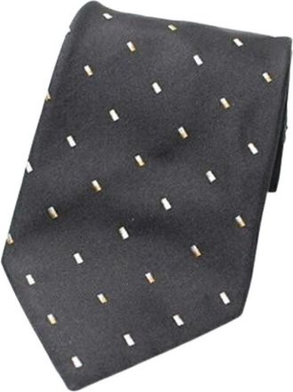 Fendi Pre-owned Accessories, male, Black, Size: ONE SIZE Pre-owned Cravat