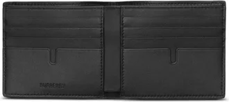 Burberry Check Bifold Wallet - Dark Grey