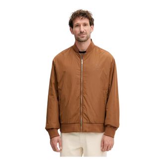 Karl Lagerfeld Heren, Jassen, Bruin, Maat: 2XL Leer