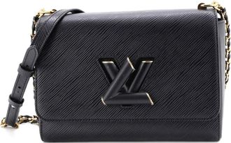 Louis Vuitton Braided Chain Twist Bag Epi Leather MM crossbody bag - Zwart