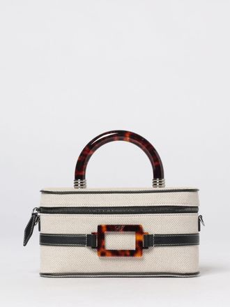 Roger Vivier Borsa vanity Belle Vivier Roger Vivier in canvas di cotone