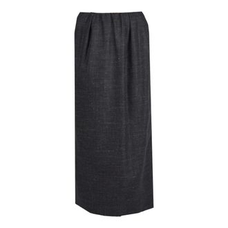 Liviana Conti Midi-rok - Dames - Rokken - Zwart - Maat: XS Leer