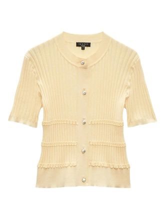 Rag & Bone Cardigan Stacey a coste - Giallo