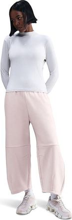 Nike Sportswear Phoenix Fleece Barrel Leg Pants Womens Clothing Silt Red/Sail : LG (US 12-14), Cotton/Polyester