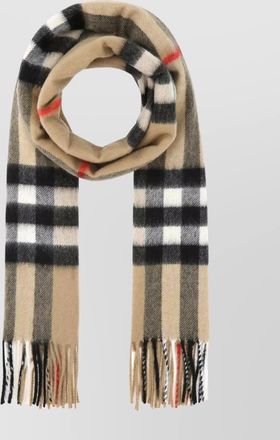 Burberry cashmere check scarf