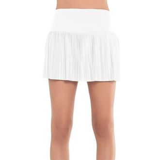 K-Swiss Pleated 14.5 inch Womens Tennis Skirt in White at Nordstrom, Size Small
