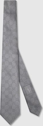 Gucci GG Silk Jacquard Tie, Grey