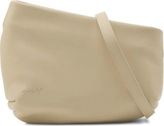 Mars&egrave;ll Fantasmino logo clutch bag - Neutrals