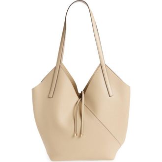 Rag & Bone Alix Leather Tote in Oatmilk at Nordstrom
