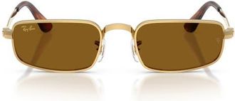 Ray-Ban 54mm x A$AP Rocky RB3927 Rectangular Sunglasses in Arista /Brown at Nordstrom