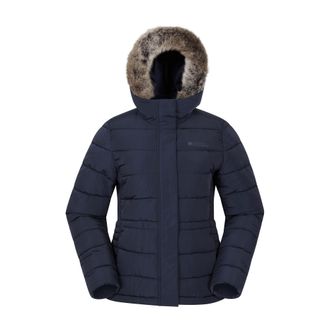 Mountain Warehouse Dames Comfort Gewatteerde Jas (Marineblauw)