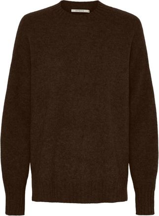BTF-CPH Btfcph - Ronde hals Yak Breiwerk - Dames - Truien - Bruin - Maat: XL Wol