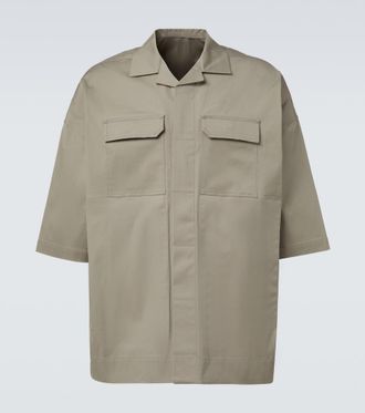 Rick Owens Magnum Tommy cotton-blend poplin shirt