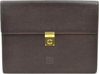 Loewe Pre-owned Clutches, male, Brown, Size: ONE SIZE Pre-owned Clutch bag