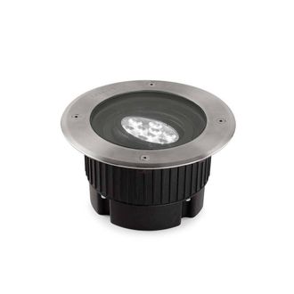 Netlighting Gea Outdoor LED Ground Light 18.4cm 1647lm 4000K IP67 in Grey