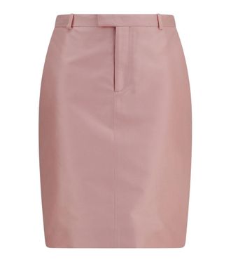 Gucci Pink Solid Mini Skirt