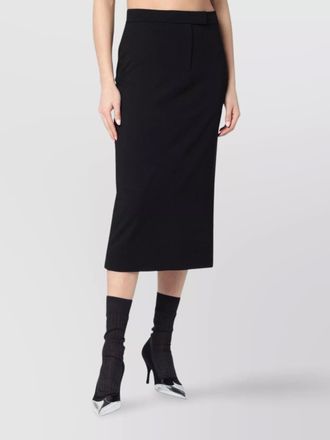 Calvin Klein tailored pencil skirt with high waist and slit
