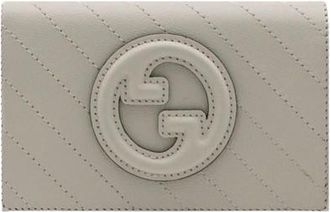 Gucci Grey Leather Blondie Wallet