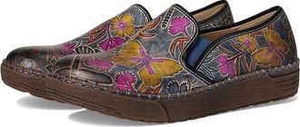 L'Artiste by Spring Step Priela Womens Moccasin Shoes Blue : EU 36 (US Womens 5.5-6) M, Leather
