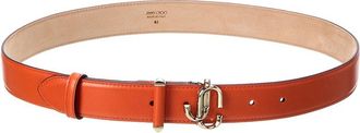Jimmy Choo London JC-Bar Leather Belt