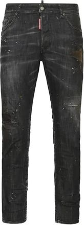 Dsquared2 Slim Fit Cotton Stretch Skater Jeans - Heren - Slim Fit Jeans - Zwart - M - Katoen - Jeans