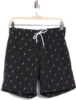 Trunks Surf & Swim Co. Sano 6.5-Inch Swim Trunks in Black at Nordstrom Rack, Size X-Large
