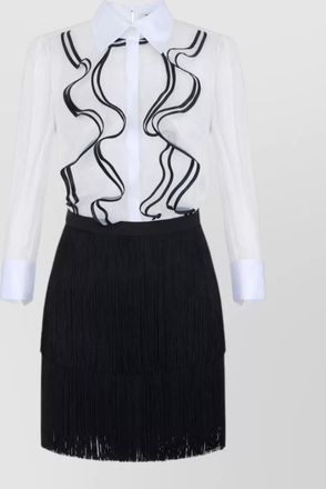 Elisabetta Franchi viscose printed maxi dress