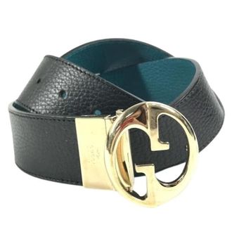 Gucci Pre-owned 450000 Standaard Riem - Heren - Vintage Accessoires - Zwart - ONE Size - Leer - Vintage