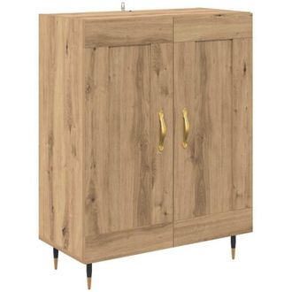 vidaXL Sideboard Artisan Oak 69.5 x 34 x 90 cm Engineered Wood vidaXL