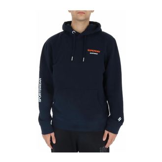 Superdry Uomo, Felpe, Blu, S, new