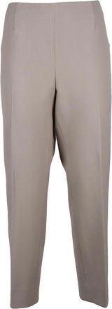 PESERICO Beige Technical Blend Straight-Leg Pants