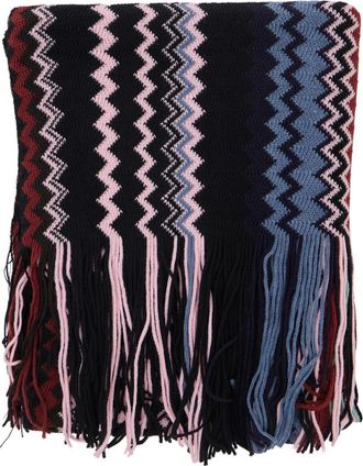 Missoni Multicolor Geometric Pattern Scarf
