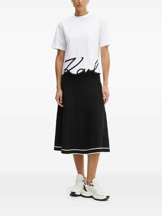 Karl Lagerfeld A-line skirt - Black