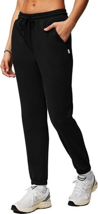 Fabletics Womens Year Round Terry High-Waisted Sweatpant in Black at Nordstrom, Size Xx-Large Short