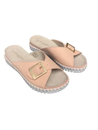 Ilse Jacobsen Womens Tulip Slip-In Sandal In Adobe Rose