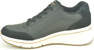Skechers Fitness, Dames, Zwart, 37 EU, Fijn Runner N.+Tiret