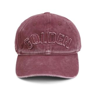 Golden Goose Journey Baseball Cap - Heren - Petten - Rood - ONE Size - Katoen - Accessoires