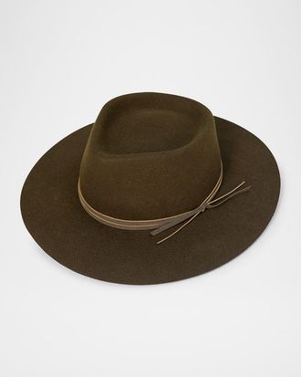 Van Palma India Wool Felt Fedora Hat