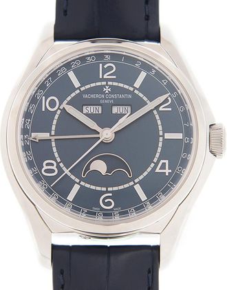 Vacheron Constantin Fifty Six Complete Calender Automatic Blue Dial Mens Watch 4000E/000A-B548