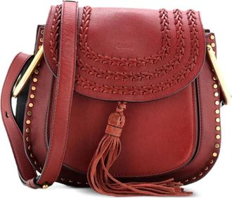 Chlo&eacute; Hudson Handbag Whipstitch Leather Small crossbody bag - Rood