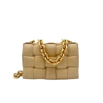 Bottega Veneta Pre-owned Mini Bags, female, Beige, Size: ONE SIZE Pre-owned Mini Shoulder Bag