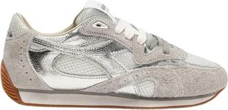 Diadora Equipe Revenge Sneaker - Dames - Sneakers - Grijs - 37 EU - Leer - Schoenen